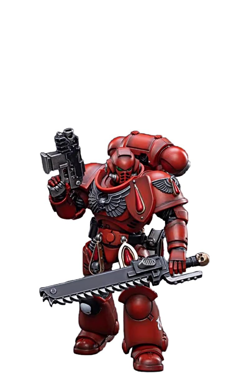 JOYTOY Warhammer 40K 1/18 Action Figure Space Marines Blood Angels Intercessors Brother Marine 02 Modello da collezione