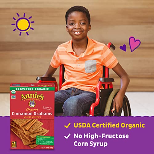 Annie's Organic, Non-Gmo Cinnamon Graham Crackers, 14.4 Oz #TOP2