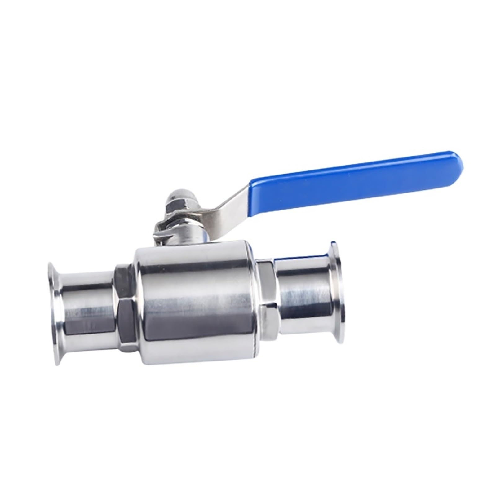 Vanne à boisseau sphérique inox 304 bague retenue sanitaire 76mm
