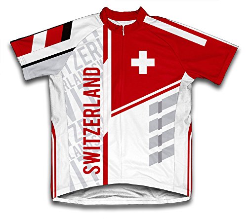 ScudoPro Switzerland Short Sleeve Cycling Jersey for Women - Size S White