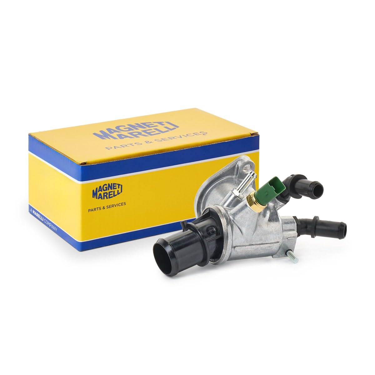 MAGNETI MARELLI Termostato, Refrigerante 352317100440 Compatibile con: ALFA ROMEO 159, 159 Sportwagon, CADILLAC BLS, BLS Wagon, FIAT CROMA, CROMA Kasten/Kombi, GRANDE PUNTO, SEDICI, OPEL ASTRA H