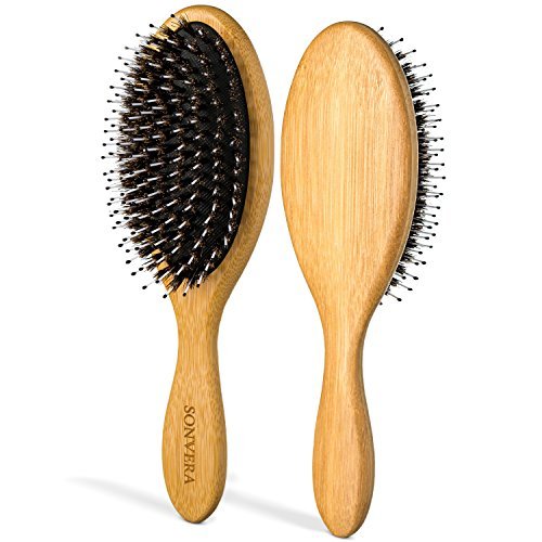 Buy Boar Bristle Hair Brush by Sonvera, Boar Brush, Organic Mens Hair