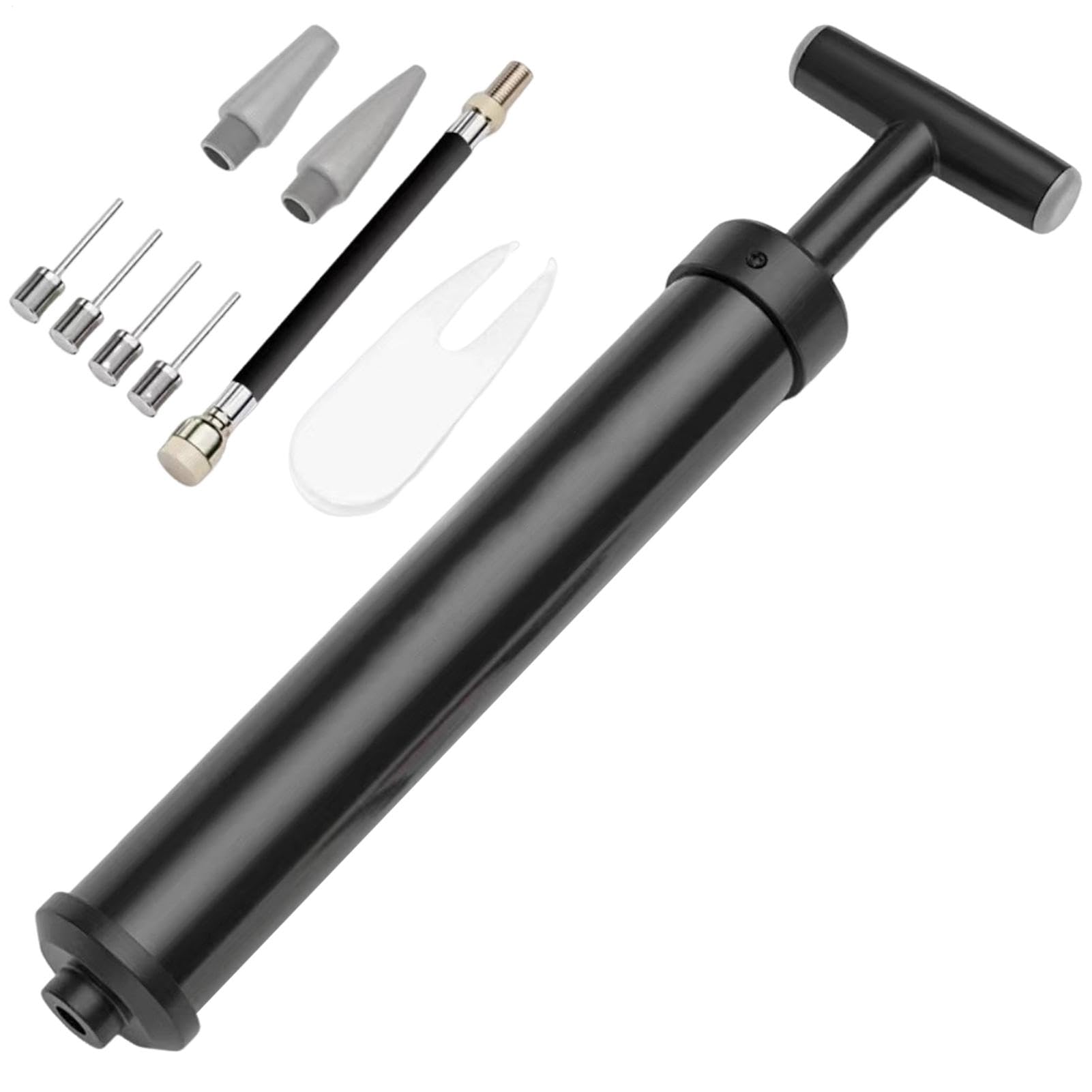 Basketball Pump - Soccer Ball Inflator | Air Pump for Basketball | Basketball Air Pump with Needle | Portable Sports Pump | Hand Pump for All Sport Balls, Volleyball, Basketball, Football & Soccer