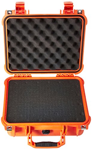 Maleta Pelican 1400 con espuma naranja miniatura 2