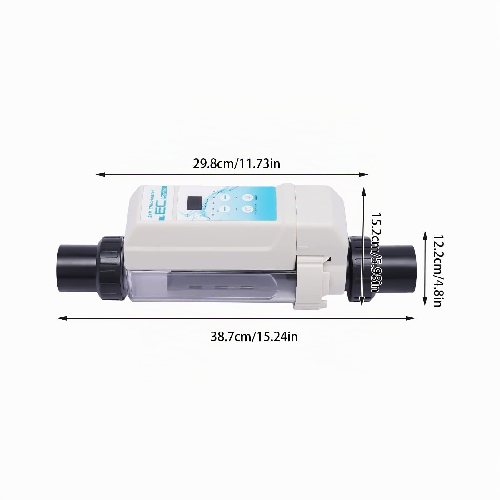 Generatore di cloro da 8 g/h, generatore di cloro salato, sistema di acqua salata, generatore di sale elettrolisi, adatto per piscine SPA 50 m³