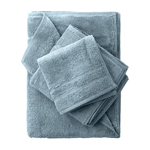 Cariloha Bamboo 3 Piece Towel Set (Blue Lagoon) Cover