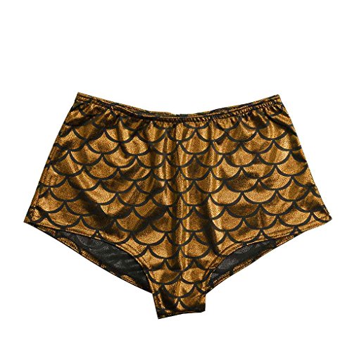 censhaorme Lingerie Sexy Femmes Taille Haute échelle sirène Slips Sexy Panty Shorts