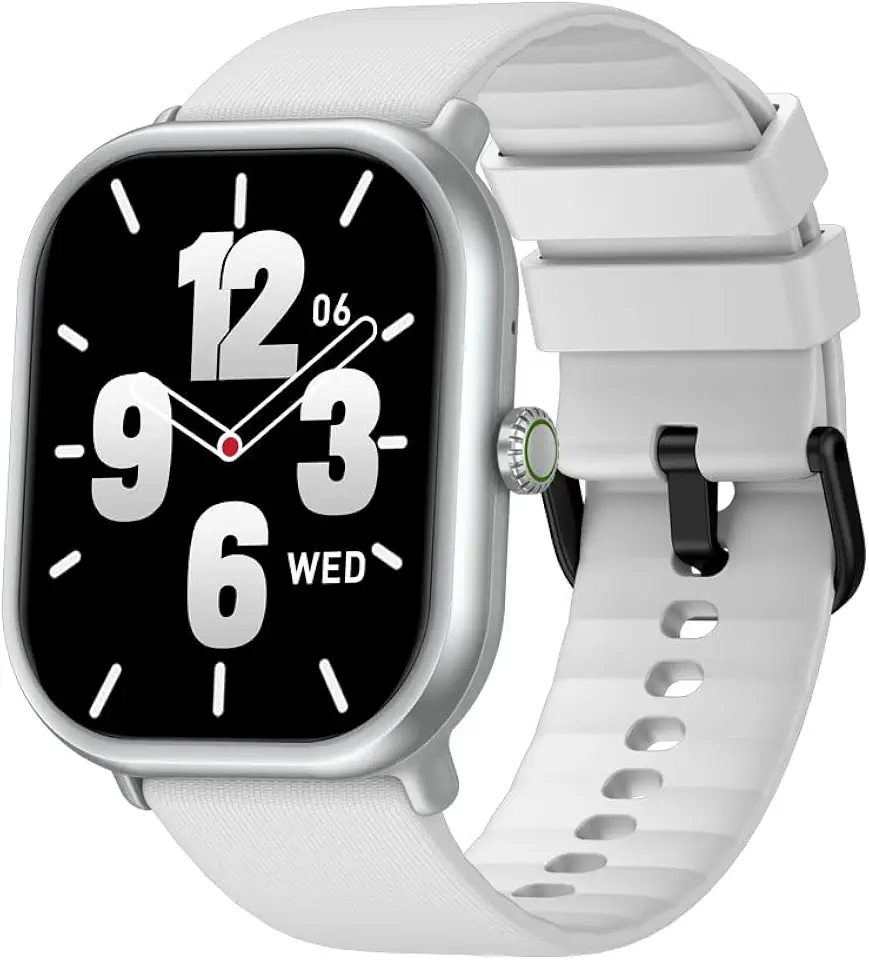 Zeblaze GTS 3 Pro Relógio inteligente (atender/fazer chamada), 1,97 "SmartWatch para homens, mulheres mais de 100 modos esportivos, IP68 à prova d'água, Bluetooth Call & Music Control (branco)