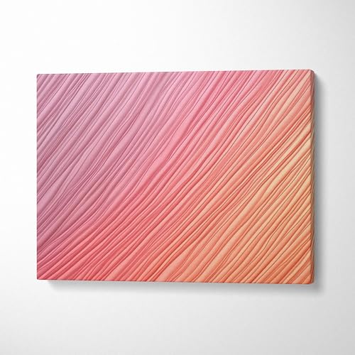 Throttle Designs. Canvas Wall Art Modern Abstract Ribbed Texture Pattern
