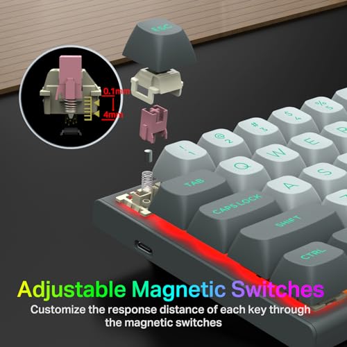 E-Yooso Magnetic Axis Rapid Trigger Mechanical Keyboard thumb #1