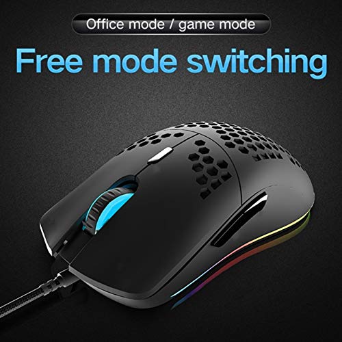 VBESTLIFE Mouse da Gioco cablato, Mouse da Gioco