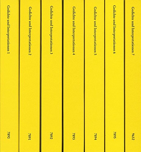 Gedichte und Interpretationen: 7 Bände eingeschweißt: Eine Interpretationssammlung zur deutschen L