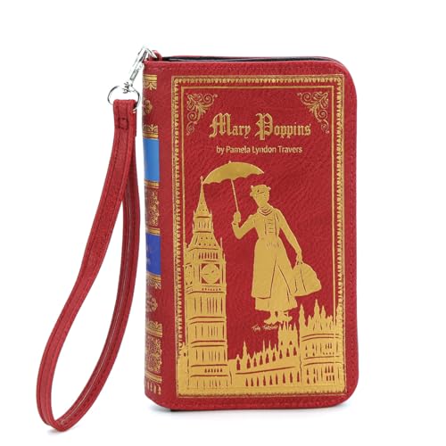 Mary Poppins Vintage Book Wallet for Women (Red)