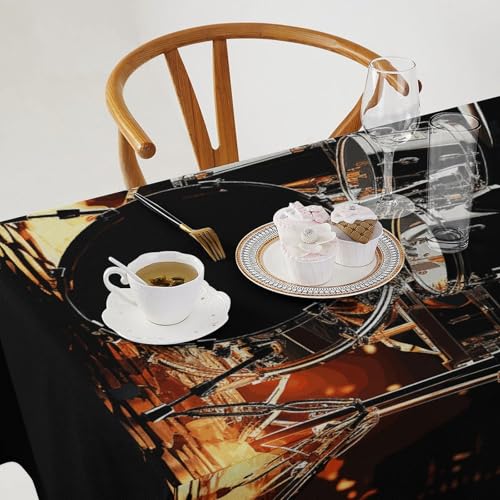 Nappe de table rectangulaire batteur pour des repas conviviaux en terrasse - 4
