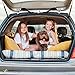 BOWHAUS Dog Car Barrier for SUVs, Trucks, Vehicles, Heavy-Duty Wire Mesh Adjustable & Foldable Pet Barrier for Cargo Area, Dog Divider for Car, Car Safety Accessories, Hardware Included
