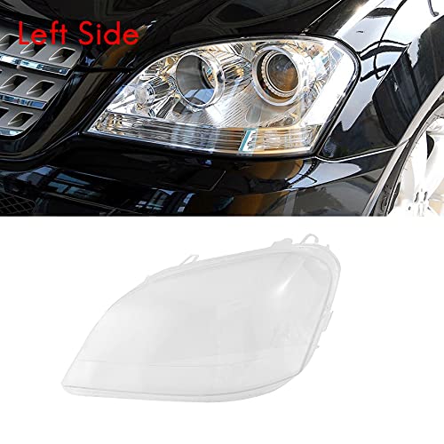 W164 ML350 500 2005-2008 Cache d'objectif latéral gauche, affichage en verre transparent