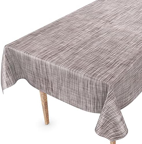 Wachstuch Tischdecke Abwaschbar - Punkte Beige Online Kaufen