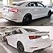 WheelX Rear Trunk Spoiler Compatible with Audi 2014-2020 A3 S3 RS3, High Kick M4 Style Duckbill Spoiler Fits for 14-20 Sedan 4 Door, Exterior Spoiler Wing Lip (Carbon Fiber Pattern)