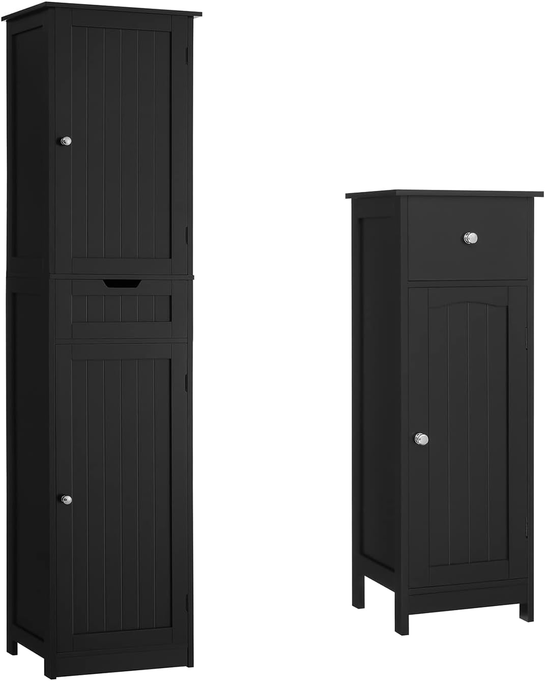 Iwell Tall Linen Tower Freestanding Bathroom