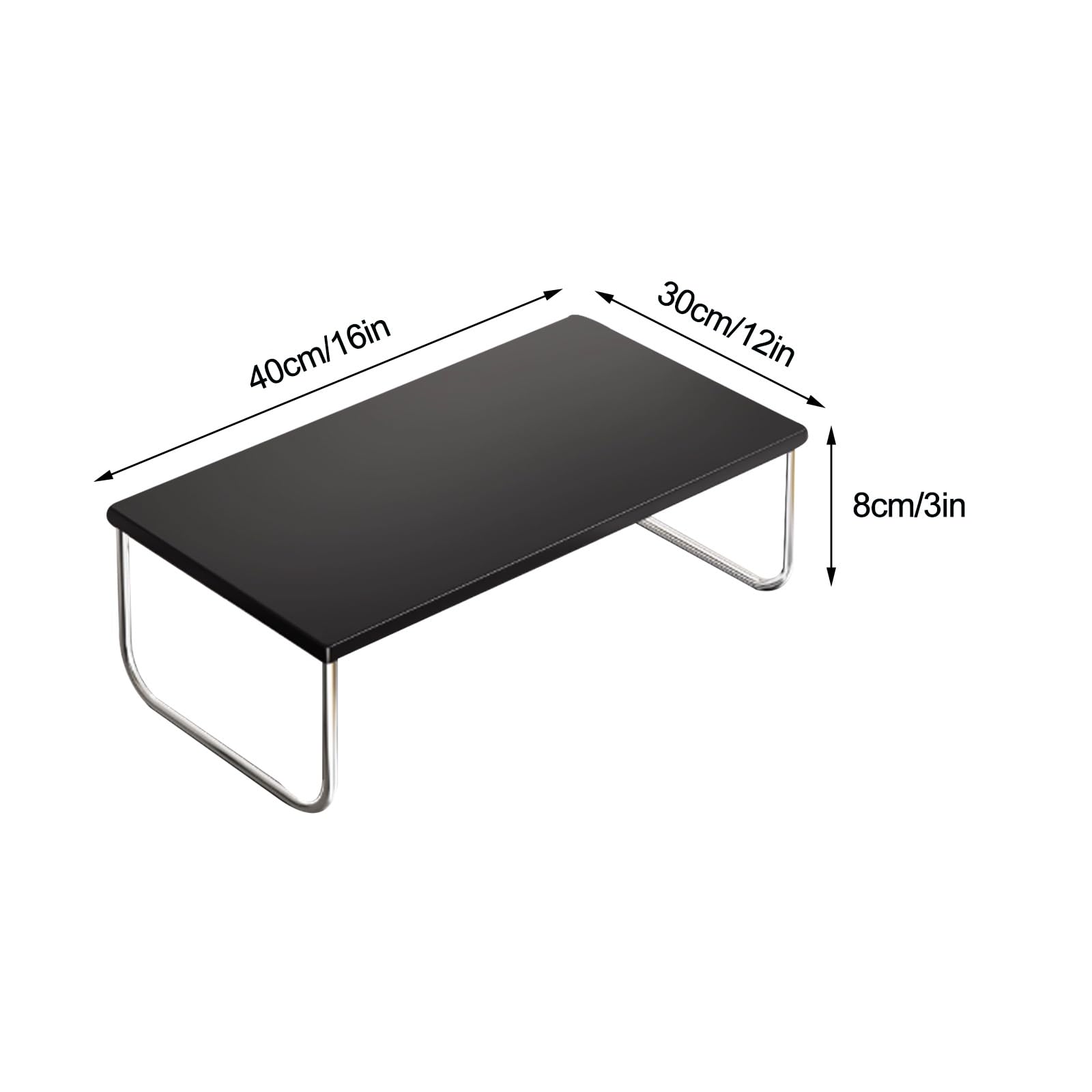 Cubiertas de Acero ai Carbono for Protector Encimera, Tapa Encimera Gas, Soporte for Estufa de Inducción, Rejilla for Microondas(Black,40x30x8cm/16x12x3in)
