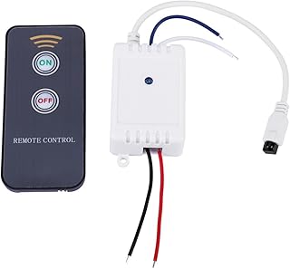 Interruptor inteligente de relé sem fio, 1 Módulo de controle remoto infravermelho de 12 V, receptor infravermelho infravermelho, receptor sem fio, interruptor de relé liga/desliga, controle infravermelho, automação