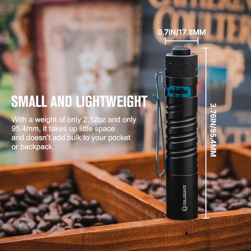 image for OLIGHT I5R EOS 350 Lumens Rechargeable Tail-Switch LED Flashlight Powe