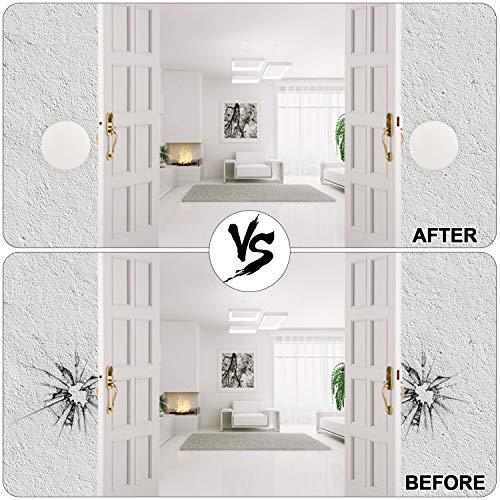 Door Stopper Wall Protector 4 PCS 3.15", Larger Silicone Door Handle Bumper, Wall Protectors with Self Adhesive 3M Sticker for Protecting Wall - Image 3