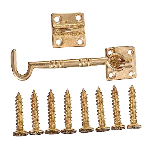 Operitacx Antique Door Latch Decorative Door Stoppers Window Latch Chinese Retro Lock Easy Install Hook