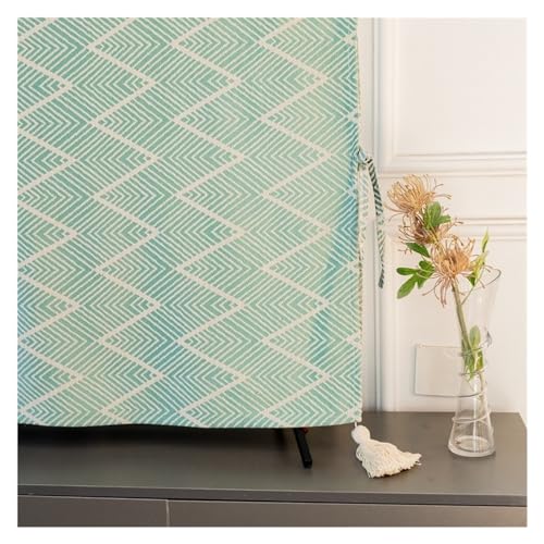 Housse protection TV poussière serviette murale verticale salon 65 pouces - 4