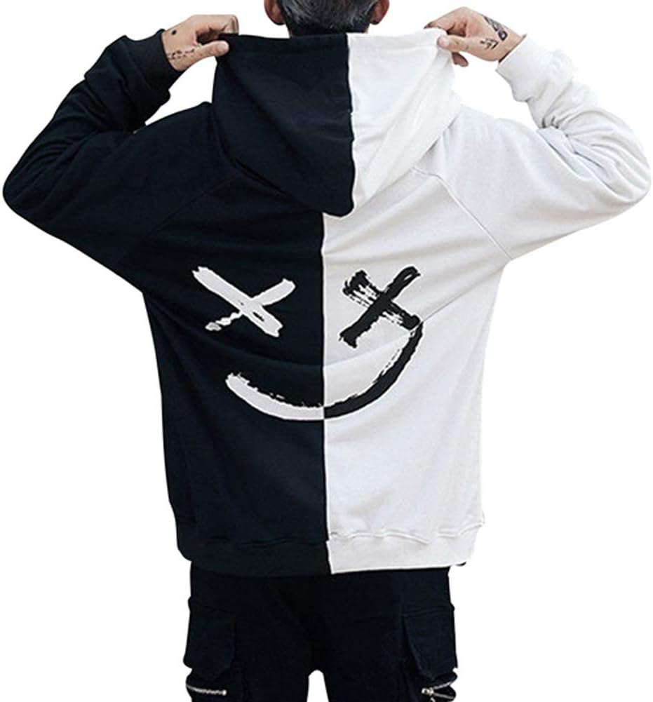 Men Fluffy Hoodie Casual Sweatshirt Zip Up Outerwear Pullover Warm Jumper Coat Jacket Blouse Hooded Tops