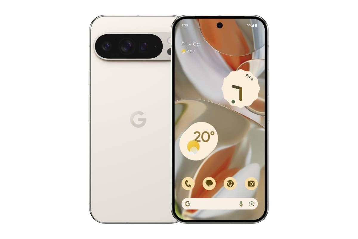 Google Pixel 9 Pro XL 5G (256GB, 16GB) 6.8" 120Hz OLED, 50MP 8K Camera, Tensor G4 Octa-core, Android 14 (Fully Unlocked)(Renewed) (Porcelain)