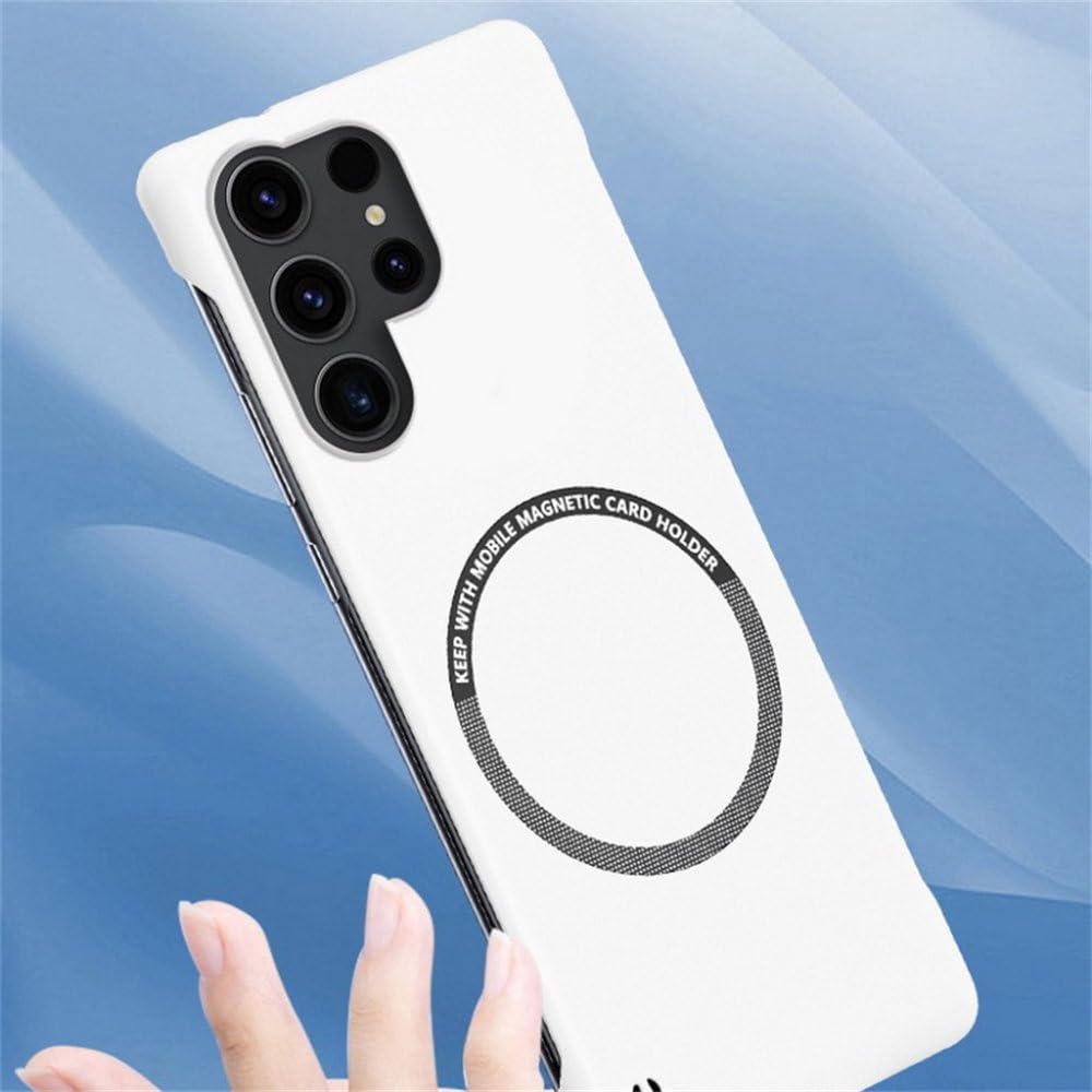 Funda magnética Ultrafina para teléfono sin Marco para PC para Samsung Galaxy S24 S23 S22 S21 S20 FE Plus Nota 20 Funda Ultra Mate, Azul Oscuro, S23 FE