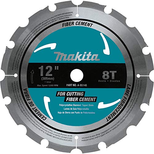 Makita A-95146 12-Inch PCD Tipped Miter Saw Blade with Fiber Cement