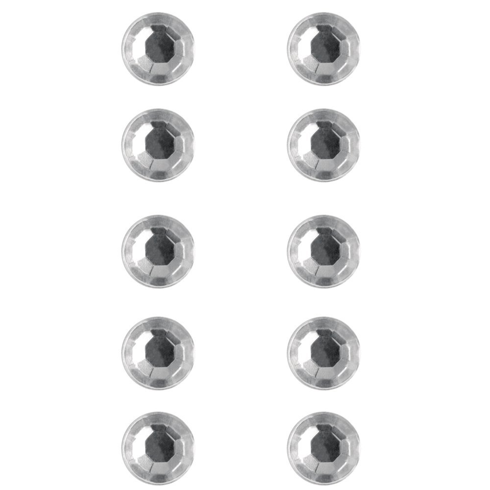 RAYHER HOBBY 1531937 Plastic Crystal Self Adhesive Diamante 5 mm Self-Service Bag/Pack of 80