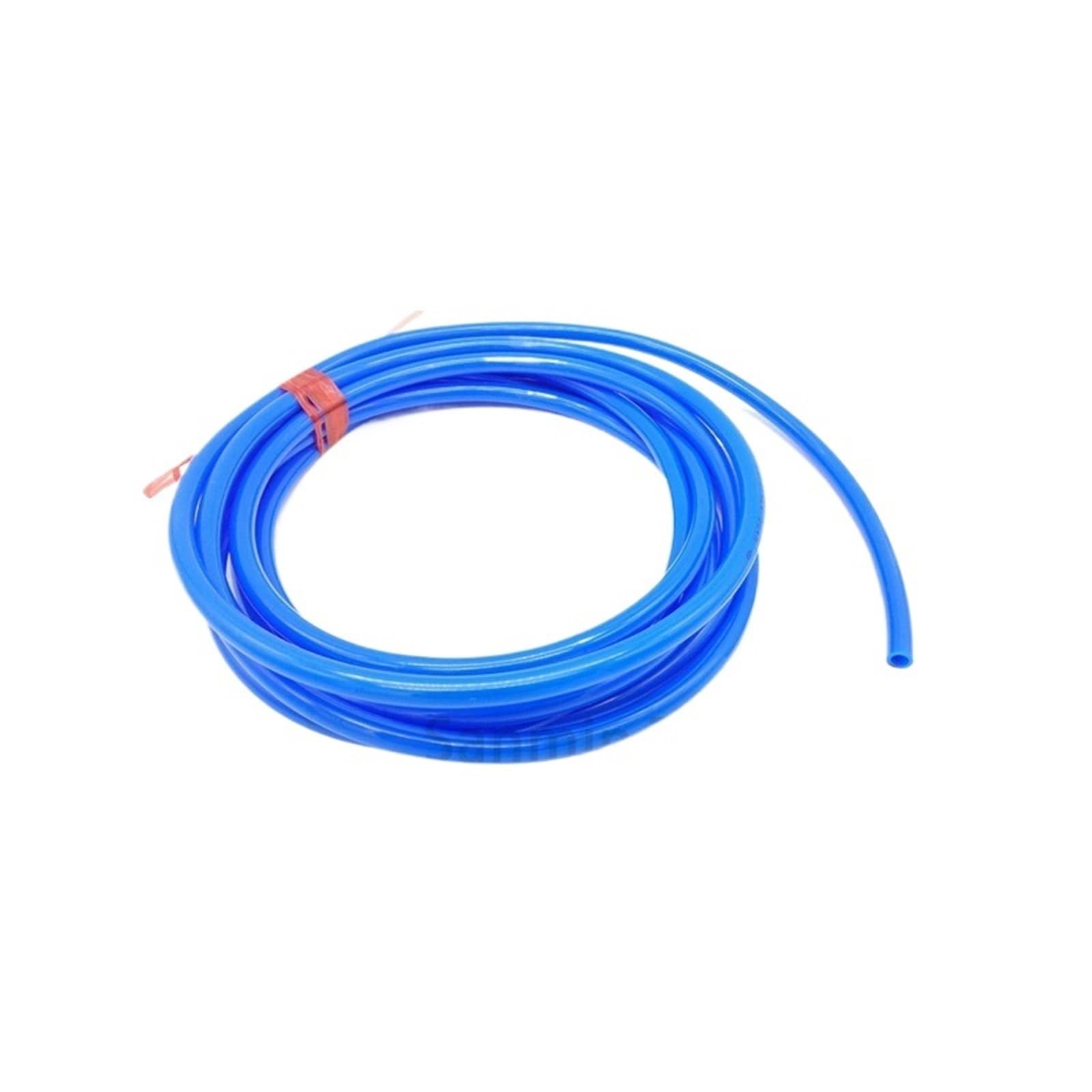 1 Uds 5 metros/lote tubo azul 12mm * 8mm/14mm * 10mm/16mm * 12mm tubo compresor de aire tubo de poliuretano manguera neumática de PU manguera de aire(12X8X5M)