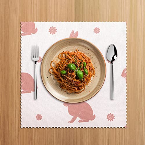 Set de table lapin haut de gamme antidérapant et isolant pour table de salon
