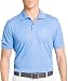 IZOD Men's Short Sleeve Textured Stripe Traditional Golf Polo