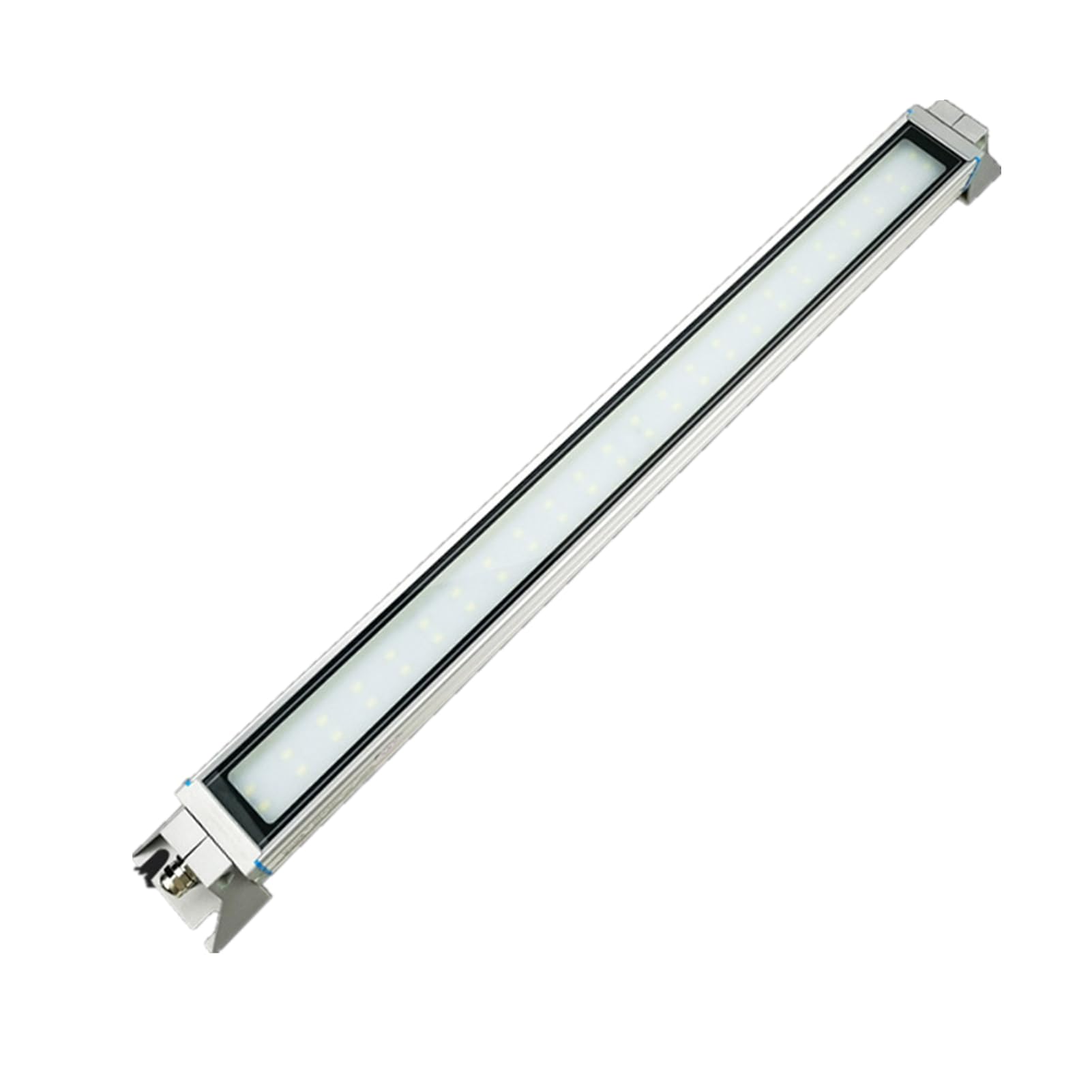 Industrial Machine Tools Lathe CNC LED Tube Light,100-250V 24V IP68 Explosion-Proof Oilproof Waterproof Work Lamp for Milling Machine Drilling Machine Aluminum Alloy Short Arm (AC 100~250V,45W)