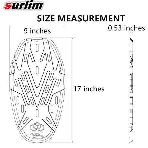 Surlim AP-SR-B Back Protector Ce Armor Motorcycle Jackets Back Pads Insert thumb #5