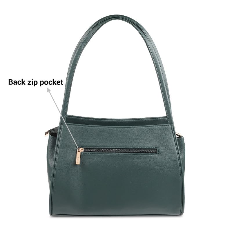 Image of Metro Faux Leather Premium Zipper Casual Shoulder Bag For Women