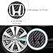 IPG Compatible with Civic Accord CRV VTEC Si Logo Center Cap Overlay Wheel Tire Decals Inner or Outer Stickers (Center Cap:2.25