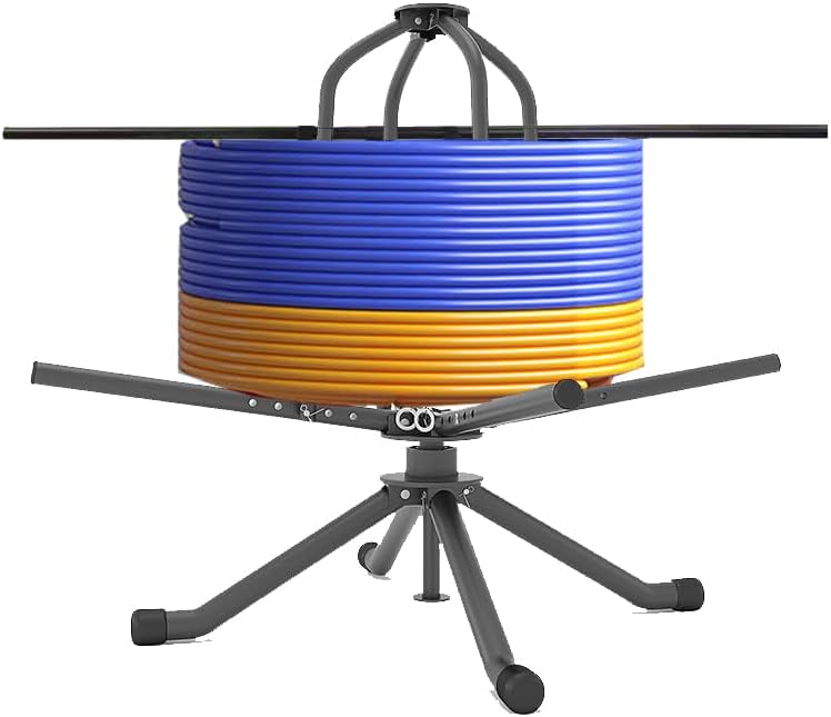 Heavy Duty PEX Tubing Uncoiler,Protable PEX Piping Decoiler for 3/8" to 1",Multi-function Pipe Dispenser for Water Pipes,Floor Heating Tubing,Cables,Maximum Load for 440 Lbs