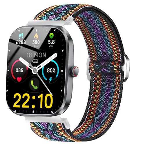 Correa Compatible para Kuizil Smart Watch Nylon Elástica miniatura 1