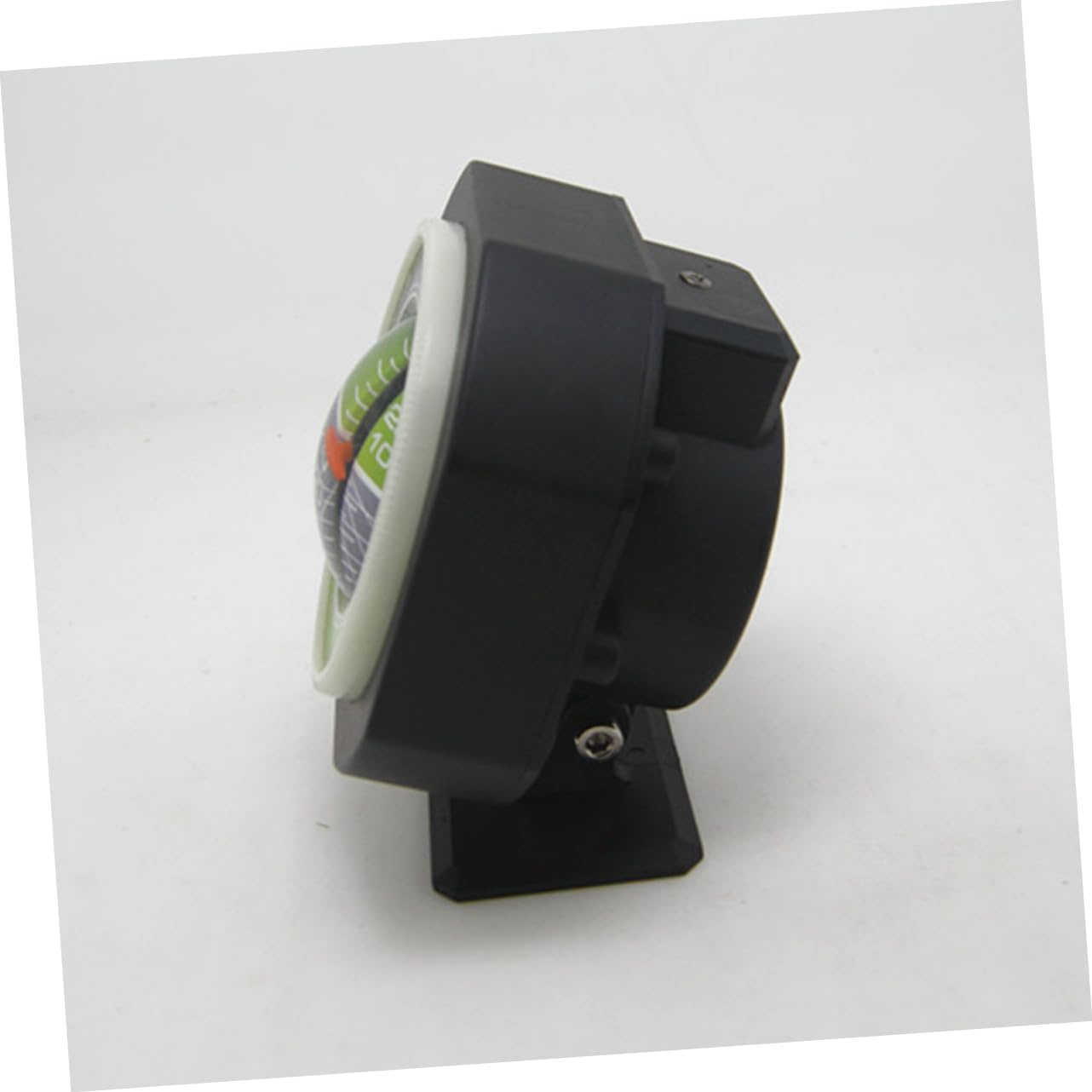 Inclinometro Auto LED per Veicoli Nero Abs per Misurazione Pendenza | Angolo di Lettura Regolabile, Uso in Guida Notturna, Formato Compatto per Cruscotto