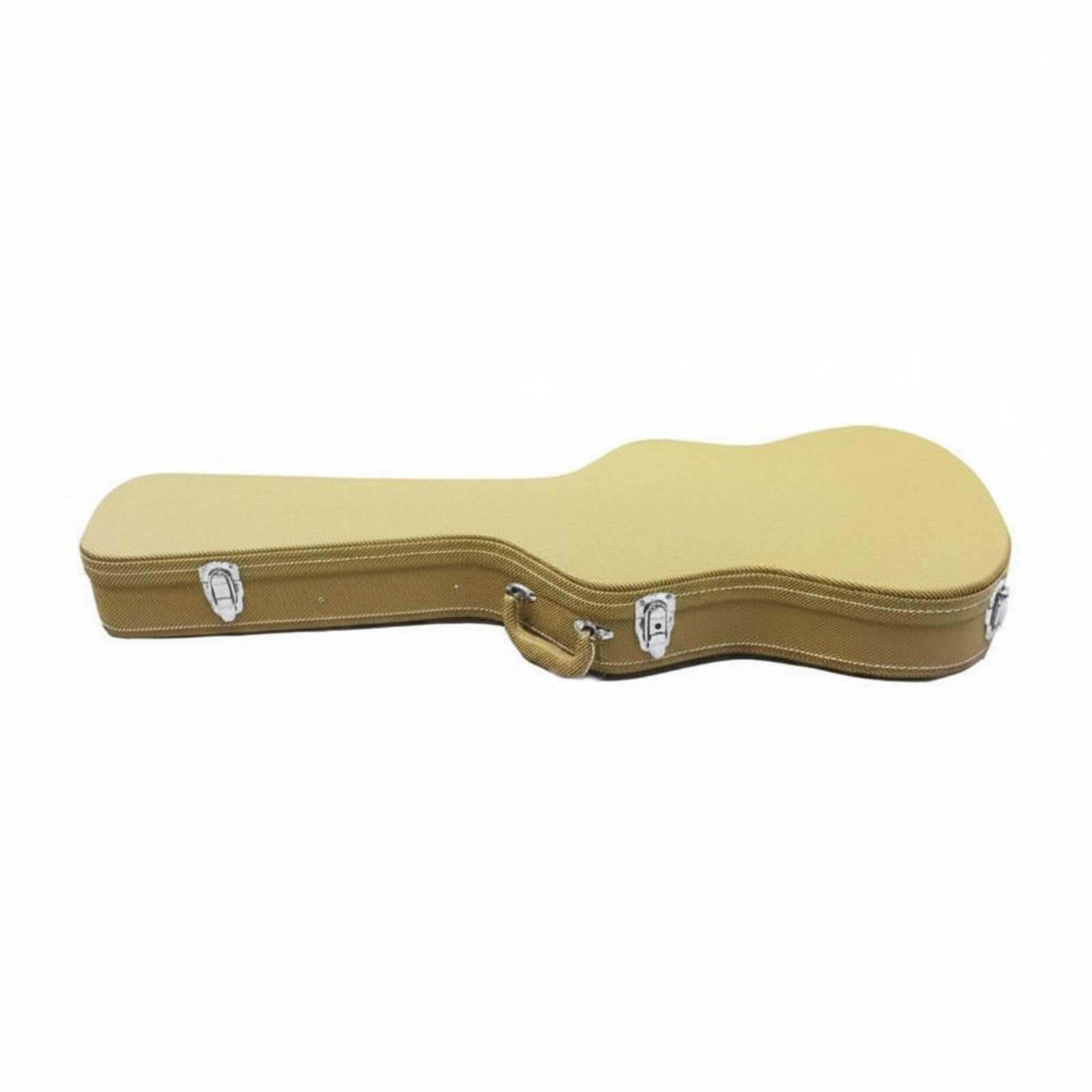 Custodia per Chitarra Elettrica Rigida Custodia Valigia Astuccio Scatola da Trasporto con Interno Personalizzato Che Mantiene Ferma La Chitarra in PU, Array, Giallo