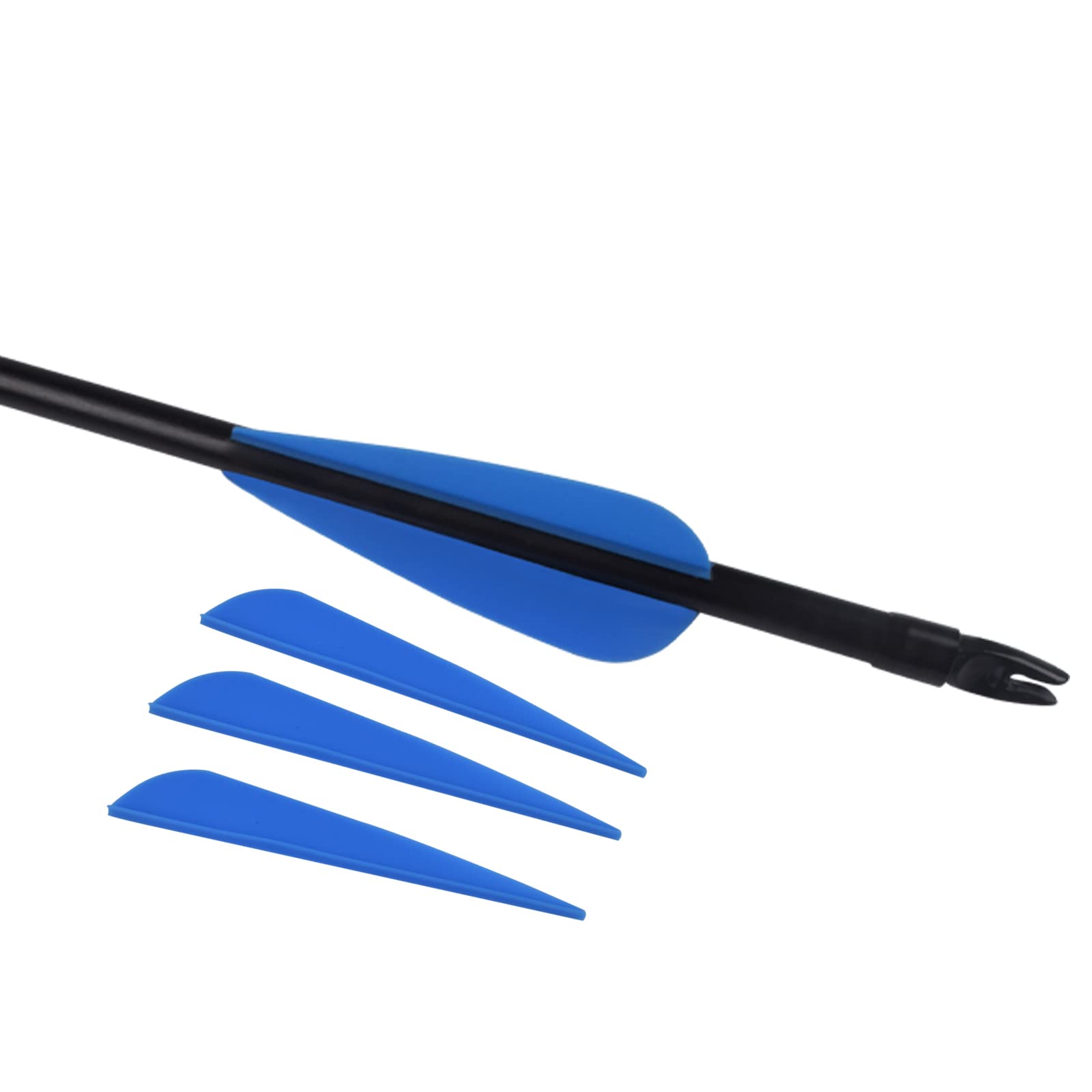 Molle Per Frecce Da Arco - 50 Pezzi In Gomma TPU, Lunghezza 3 Pollici, Per Caccia E Tiro - Foto 9