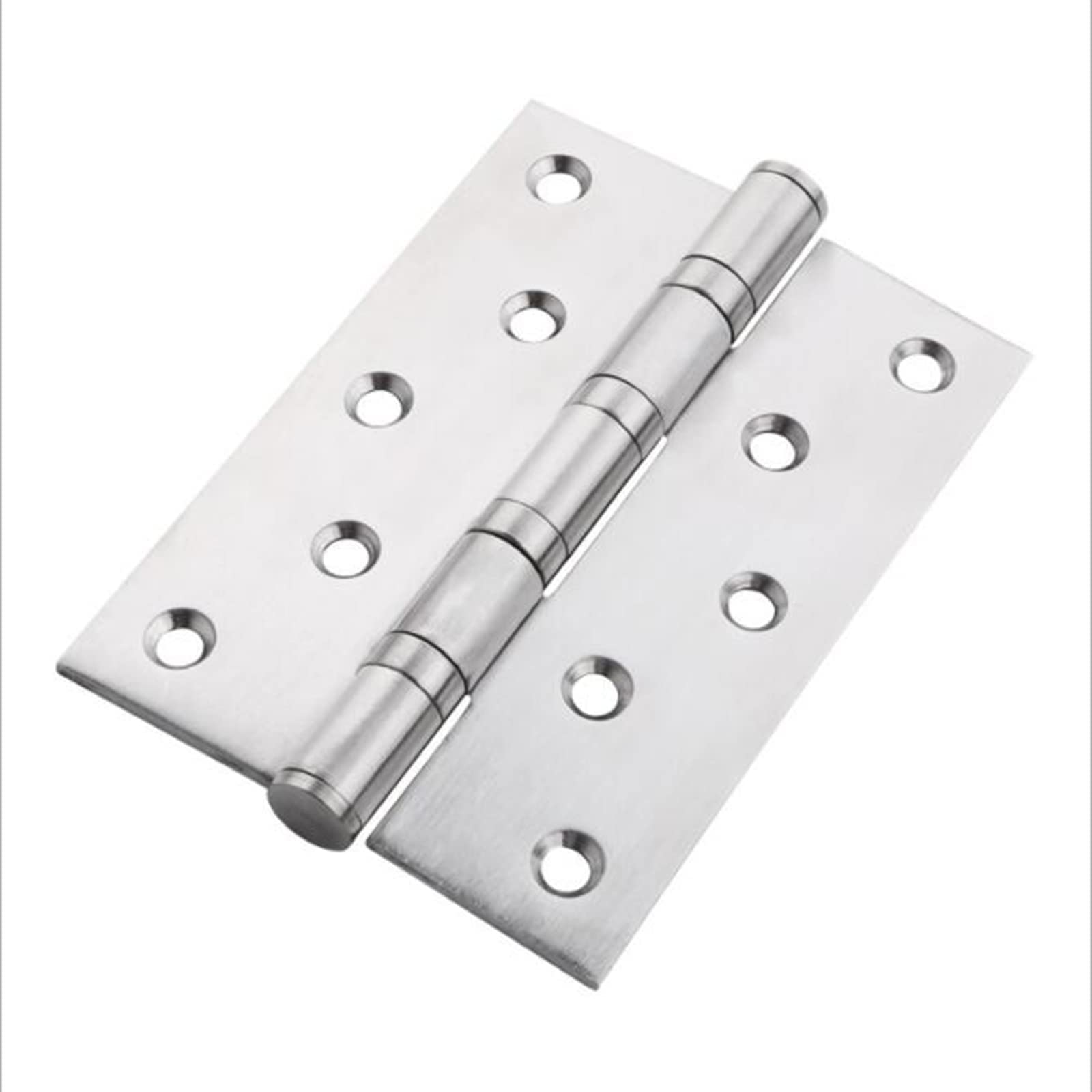 Hinge,125mm Ball Bearing Stainless Steel Folding Butt Hinges for Home Furniture Hardware Door - 4Pack