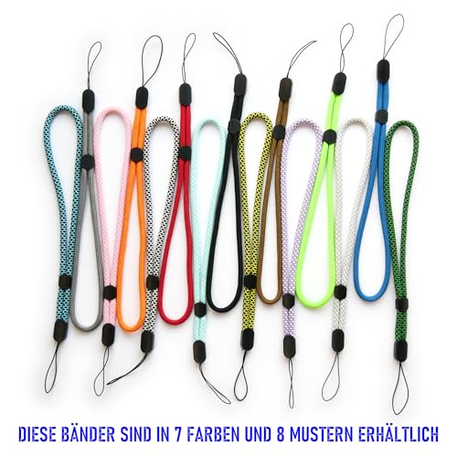 trage.band correa de transporte correa de transporte larga ajustable/correa para el cuello con mosquetón, naranja - imagen 6