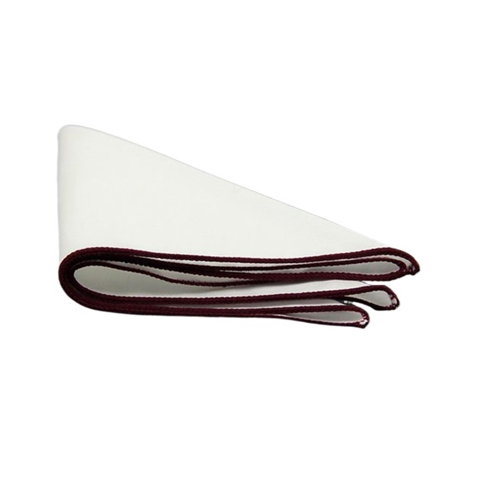 Pañuelos de algodón premium para bolsillo de caballero con acabado blanco de 23cm 8