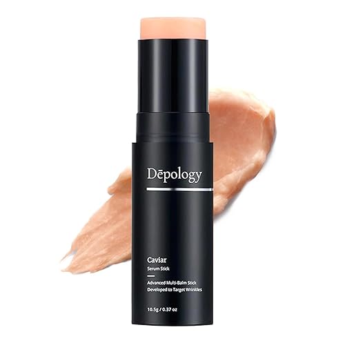 depology Caviar Multi Balm Stick - Barra de suero hidratante para una apariencia refinada de arrugas, lujoso bálsamo facial para hidratar y